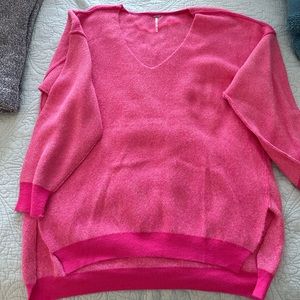 NWT - Free People - Pink sweater - Large